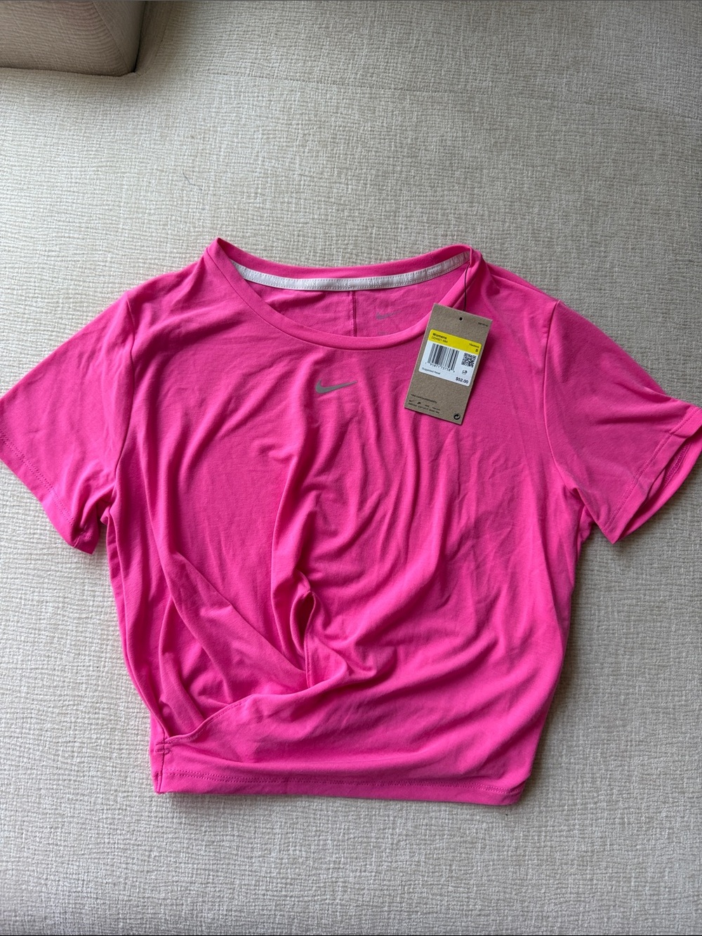 Nike Pink Short Sleeve Athletic Tee